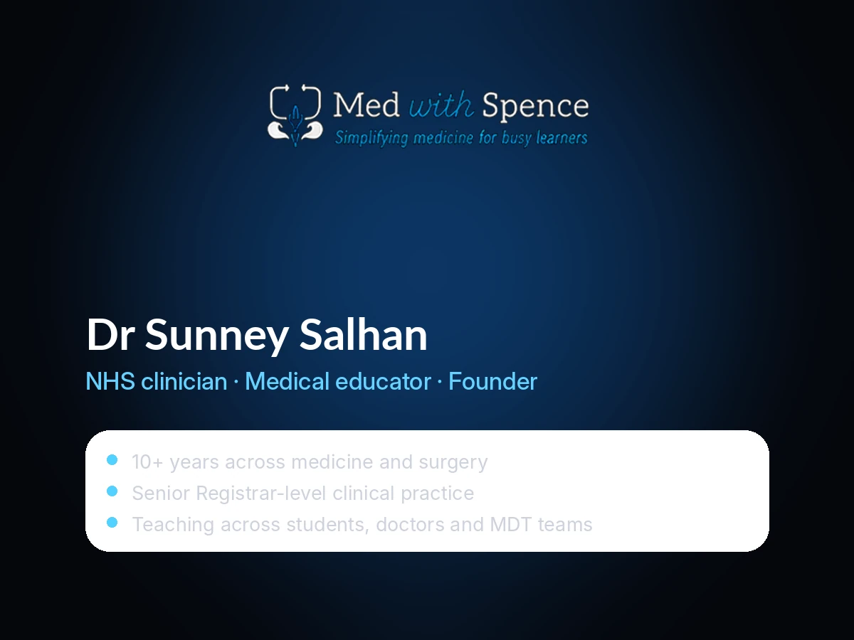 Dr Sunney Salhan, founder of Med with Spence